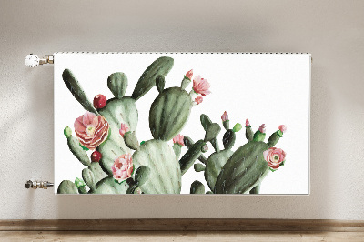 Decorative radiator cover Cacti