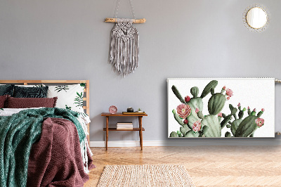 Decorative radiator cover Cacti