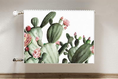 Decorative radiator cover Cacti