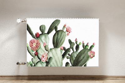 Decorative radiator cover Cacti