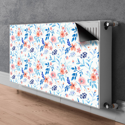 Decorative radiator cover Botanical art