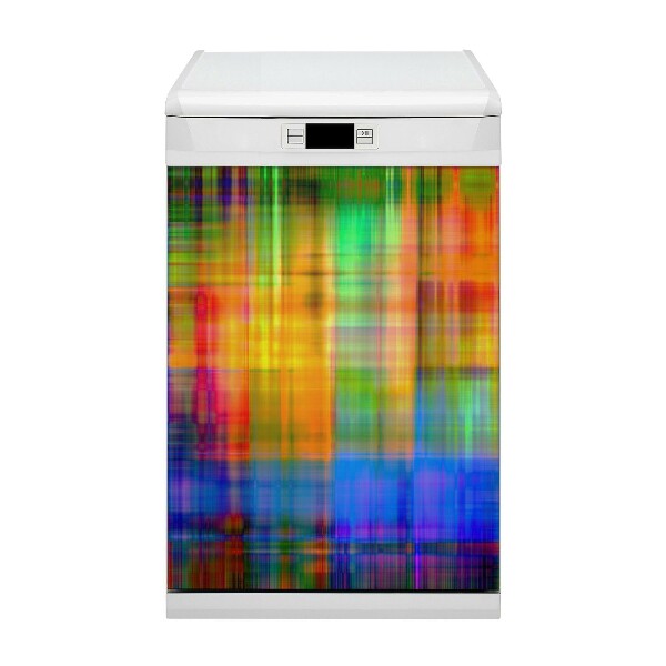 Dishwasher cover magnet Colorful grille