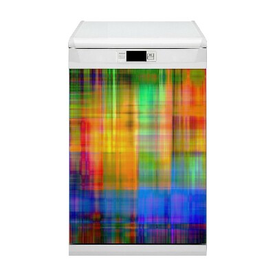 Dishwasher cover magnet Colorful grille