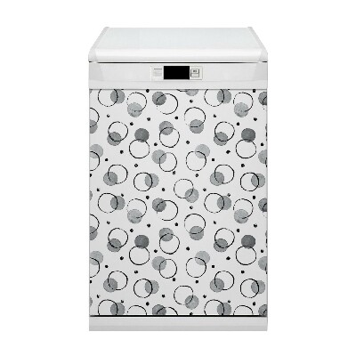 Dishwasher cover Inkjet circles