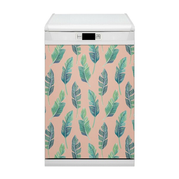 Decorative dishwasher magnet Peach leaves