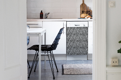 Magnetic dishwasher cover Broken pattern lines