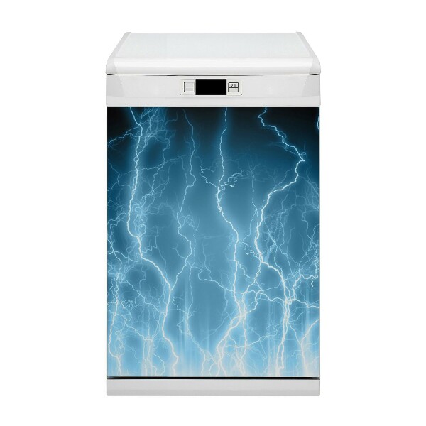 Dishwasher cover Blue lightning