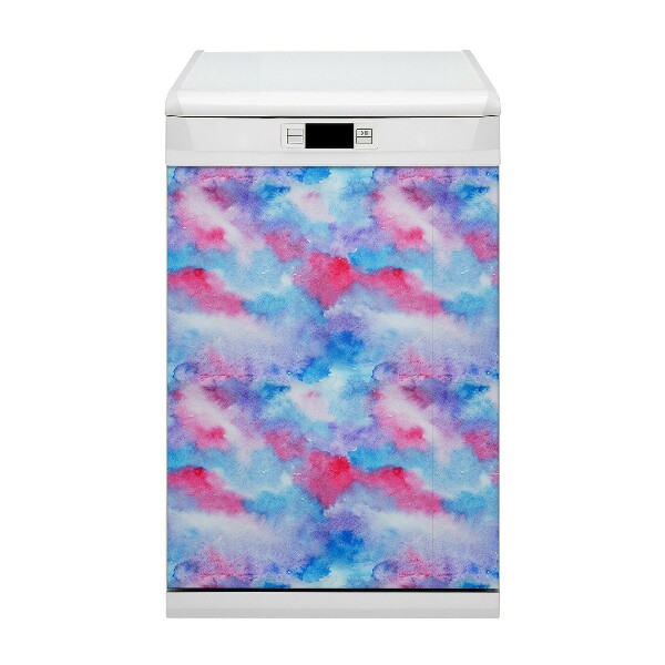 Dishwasher cover magnet Abstract clouds
