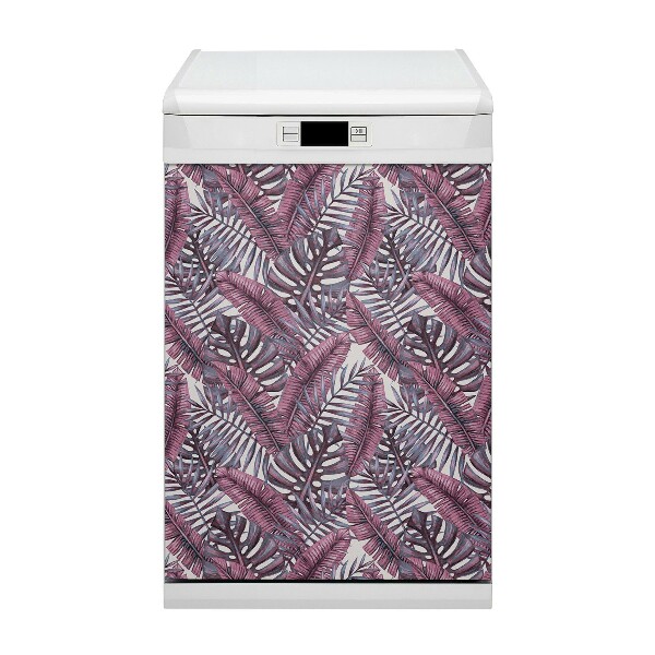 Magnetic dishwasher cover Tropical jungle