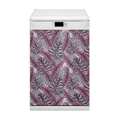 Magnetic dishwasher cover Tropical jungle