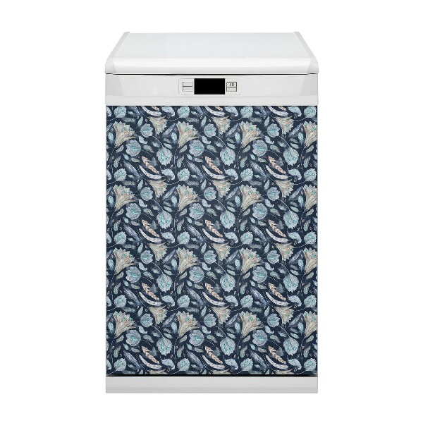 Dishwasher cover magnet Boho pattern