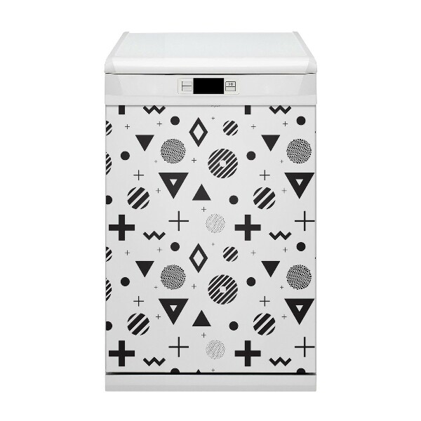 Dishwasher cover magnet Geometric patterns