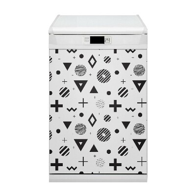 Dishwasher cover magnet Geometric patterns