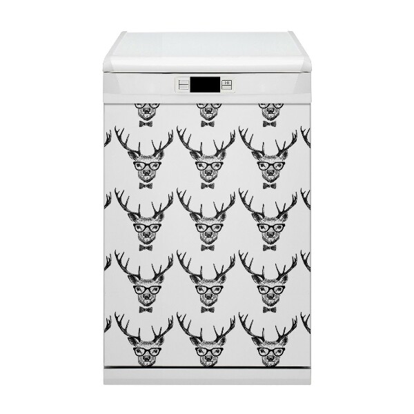 Dishwasher cover magnet Deer drawing