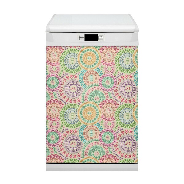 Dishwasher cover magnet Moroccan pattern