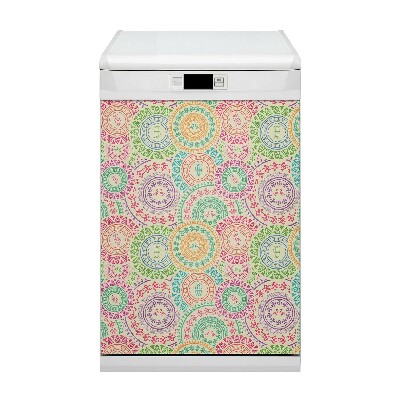 Dishwasher cover magnet Moroccan pattern