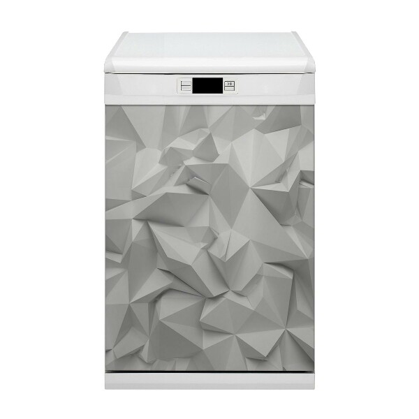 Dishwasher cover magnet White abstraction