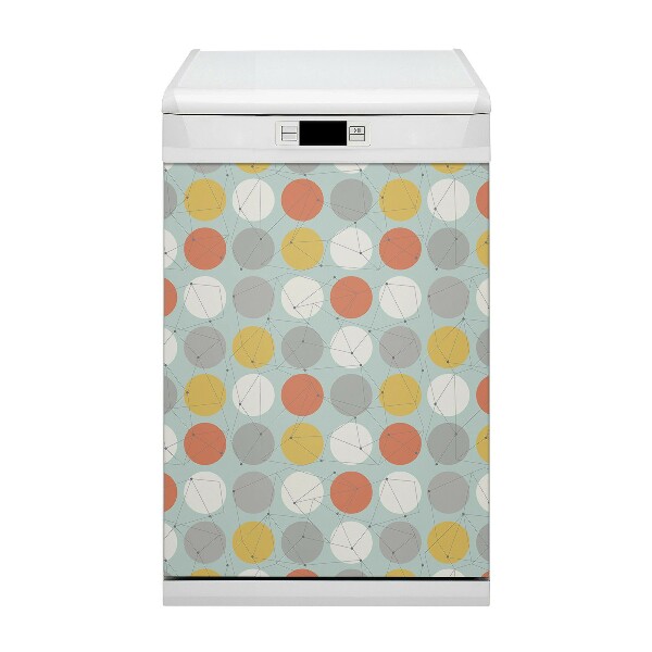 Magnetic dishwasher cover Geometric pattern