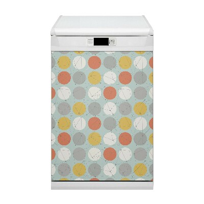 Magnetic dishwasher cover Geometric pattern