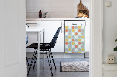 Magnetic dishwasher cover Geometric pattern