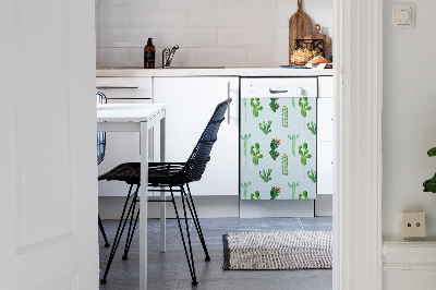 Dishwasher cover magnet Cacti