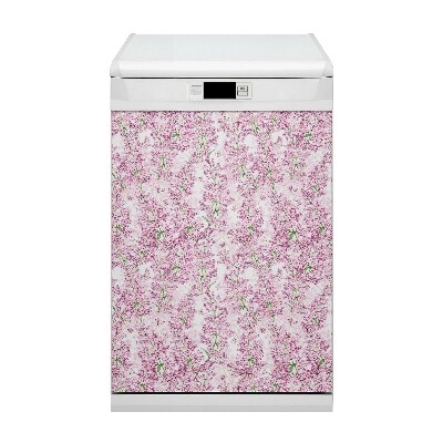 Dishwasher cover magnet Lilac flowers