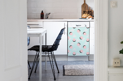 Dishwasher cover magnet Wheels and triangles