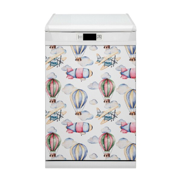 Magnetic dishwasher cover Balloons and controls