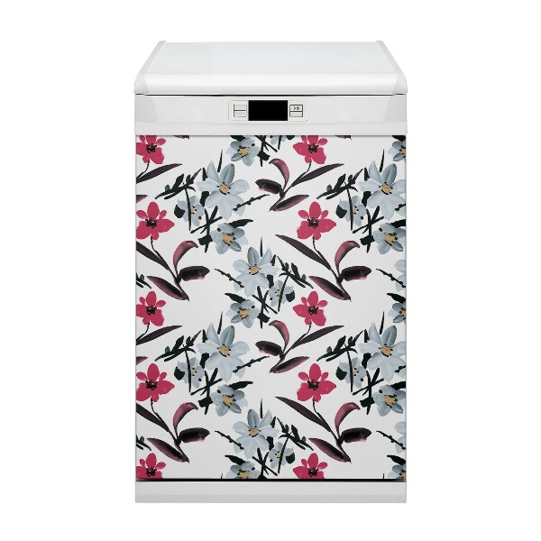 Decorative dishwasher magnet Beautiful flowers