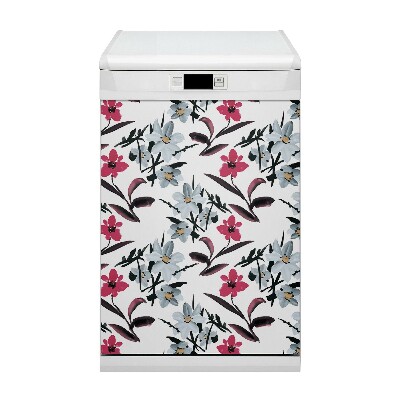 Decorative dishwasher magnet Beautiful flowers