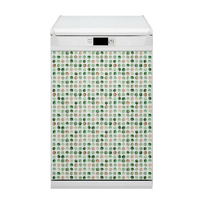 Magnetic dishwasher cover Colorful dots