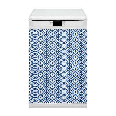 Magnetic dishwasher cover Moroccan pattern