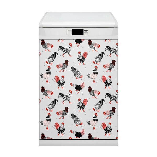 Magnetic dishwasher cover Rooster geometry