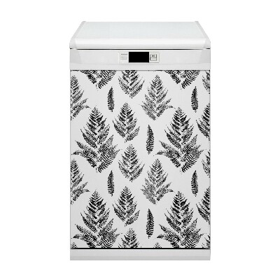 Dishwasher cover Fern leaves