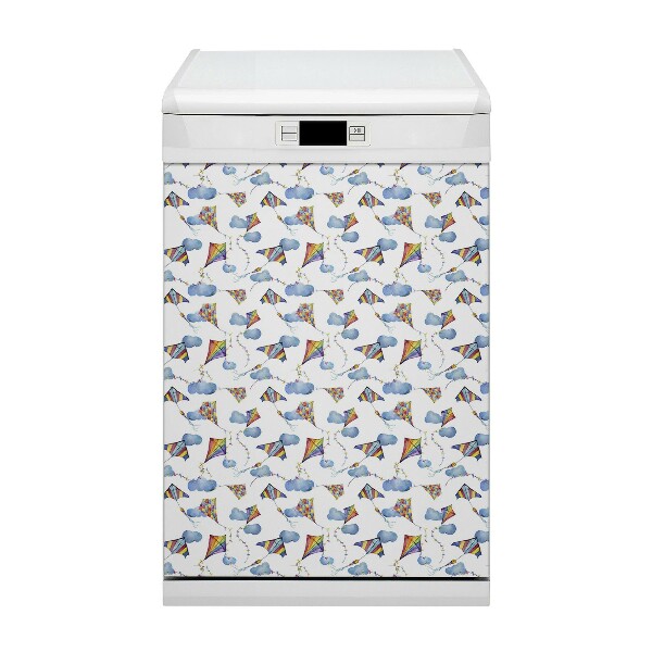 Magnetic dishwasher cover Cloud kites