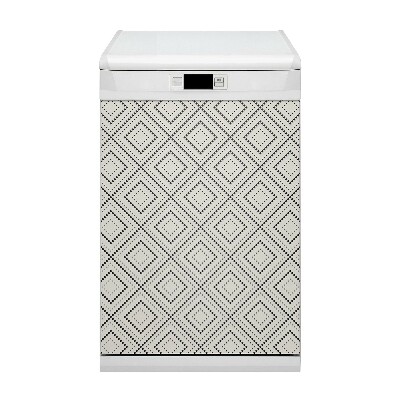 Magnetic dishwasher cover Geometric pattern