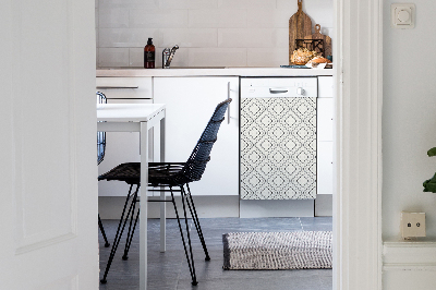 Magnetic dishwasher cover Geometric pattern