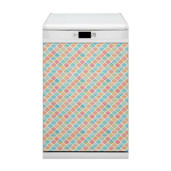 Magnetic dishwasher cover Colorful pattern