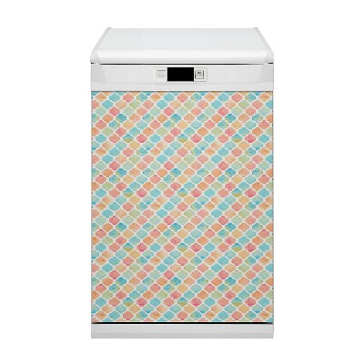 Magnetic dishwasher cover Colorful pattern