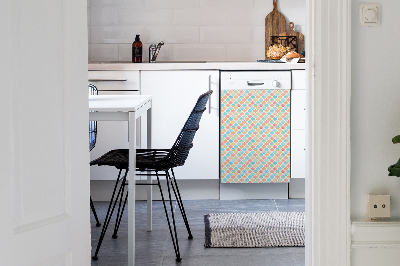 Magnetic dishwasher cover Colorful pattern