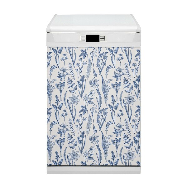 Dishwasher cover Forest flowers