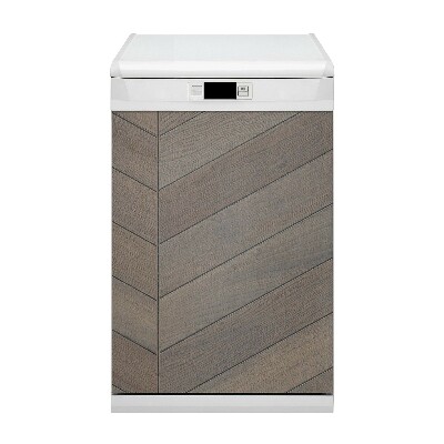 Magnetic dishwasher cover Brown parquet