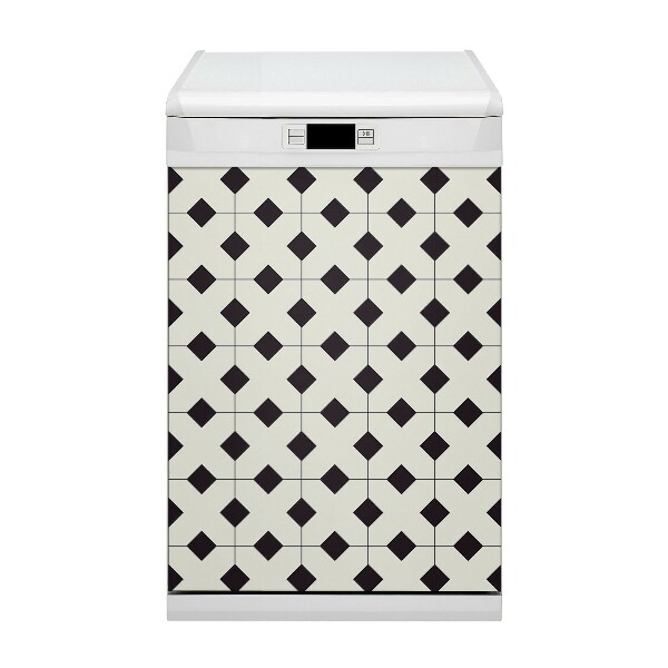 Dishwasher cover magnet Geometric pattern