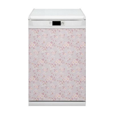 Magnetic dishwasher cover Small flowers