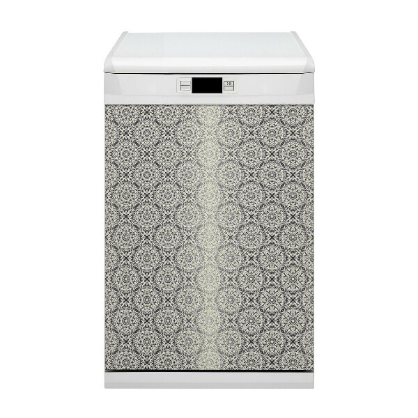 Magnetic dishwasher cover Floral pattern