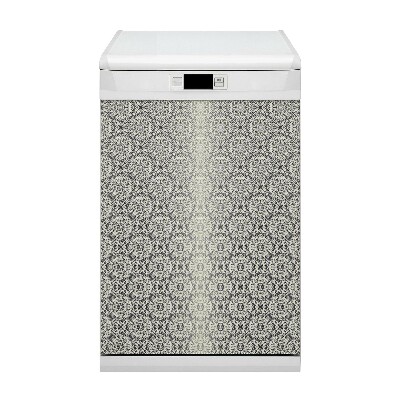 Magnetic dishwasher cover Floral pattern