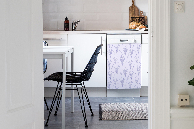 Decorative dishwasher magnet Lavender flowers