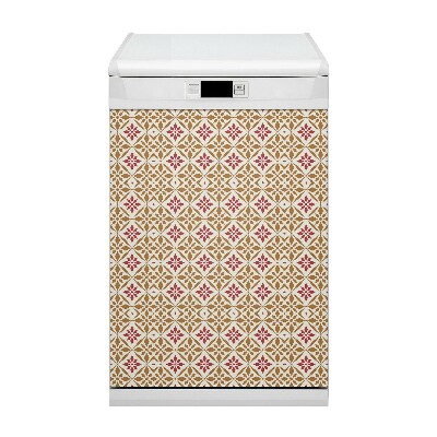 Magnetic dishwasher cover Floral pattern