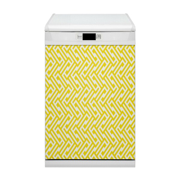 Dishwasher cover Yellow strap