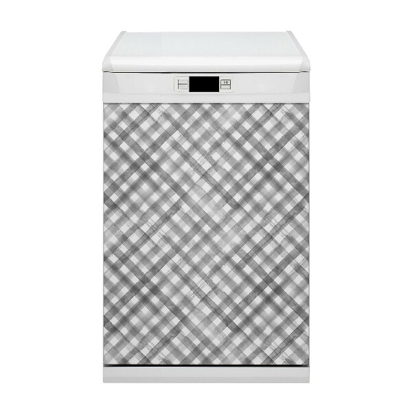 Magnetic dishwasher cover Gray grille